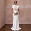 Cool Diamond White Jersey T-Shirt Bridal Gown for Surprise Elopement