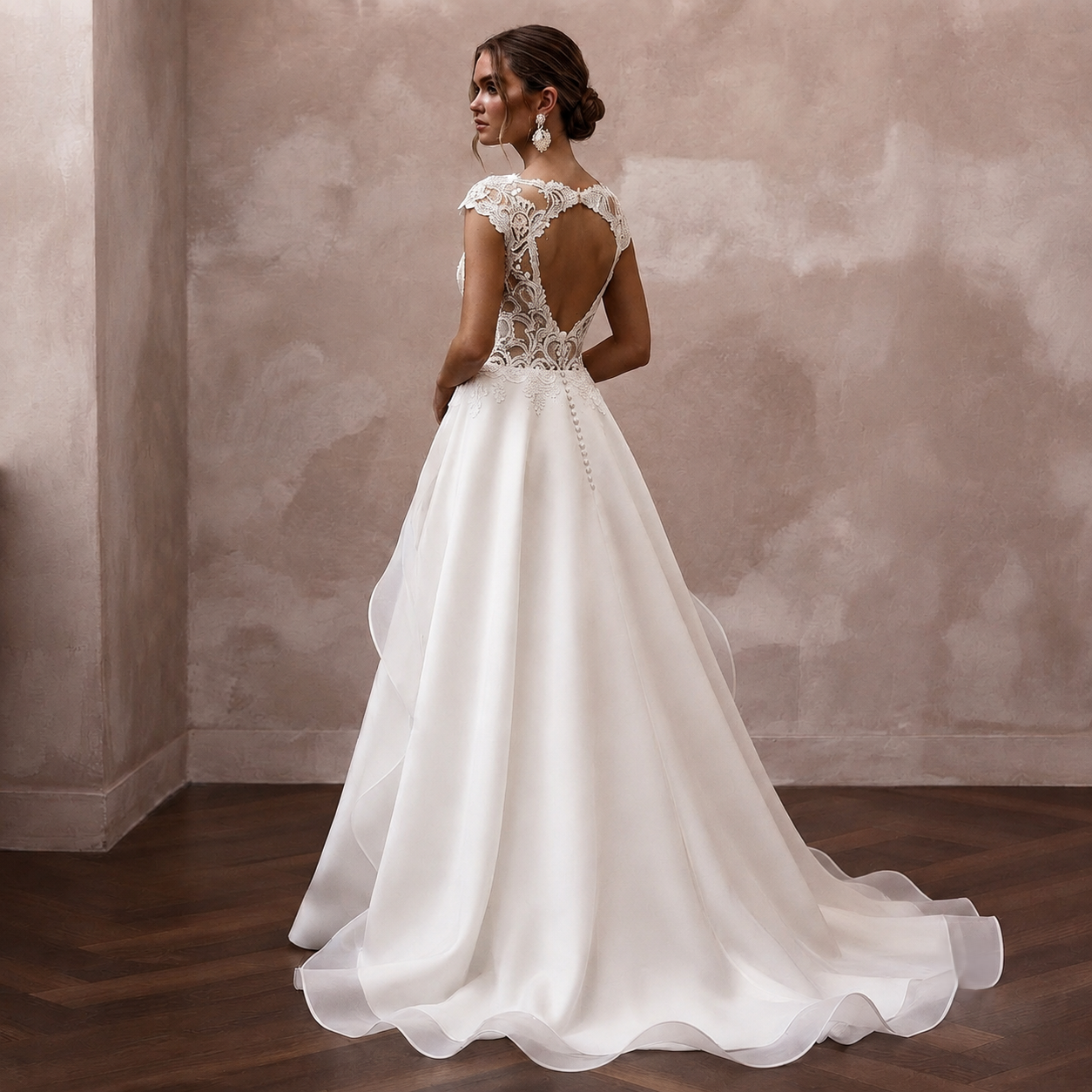 Court Train Wedding Dresses with Graceful Elegance
