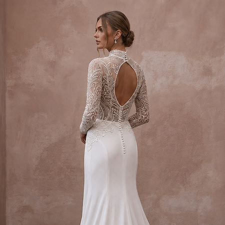 Court Train Wedding Dresses with Refined Beauty