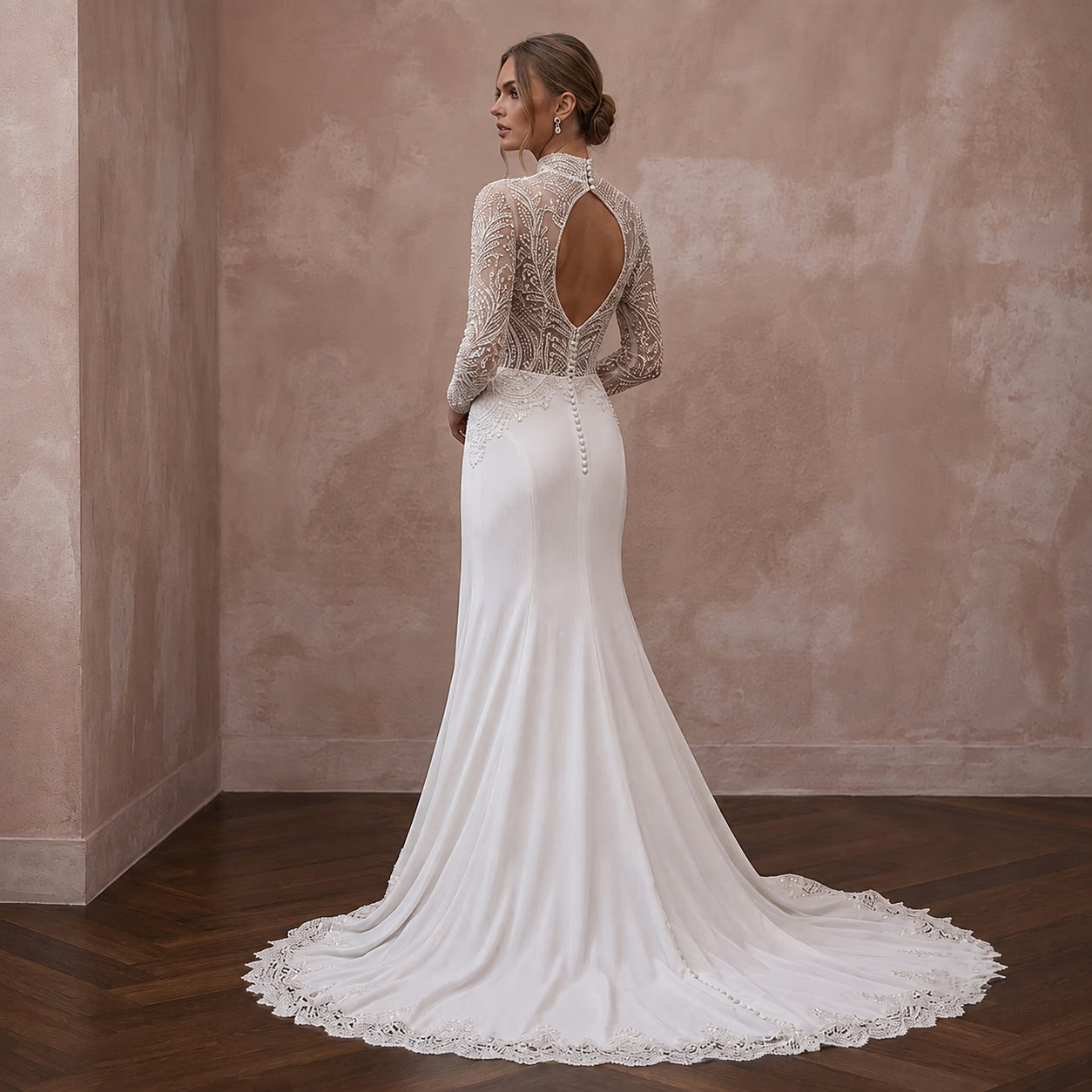 Court Train Wedding Dresses with Refined Beauty Secondary image