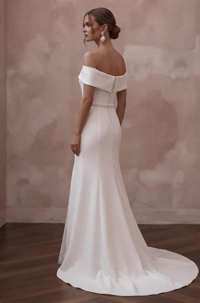 Court Train Wedding Dresses with Refined Elegance