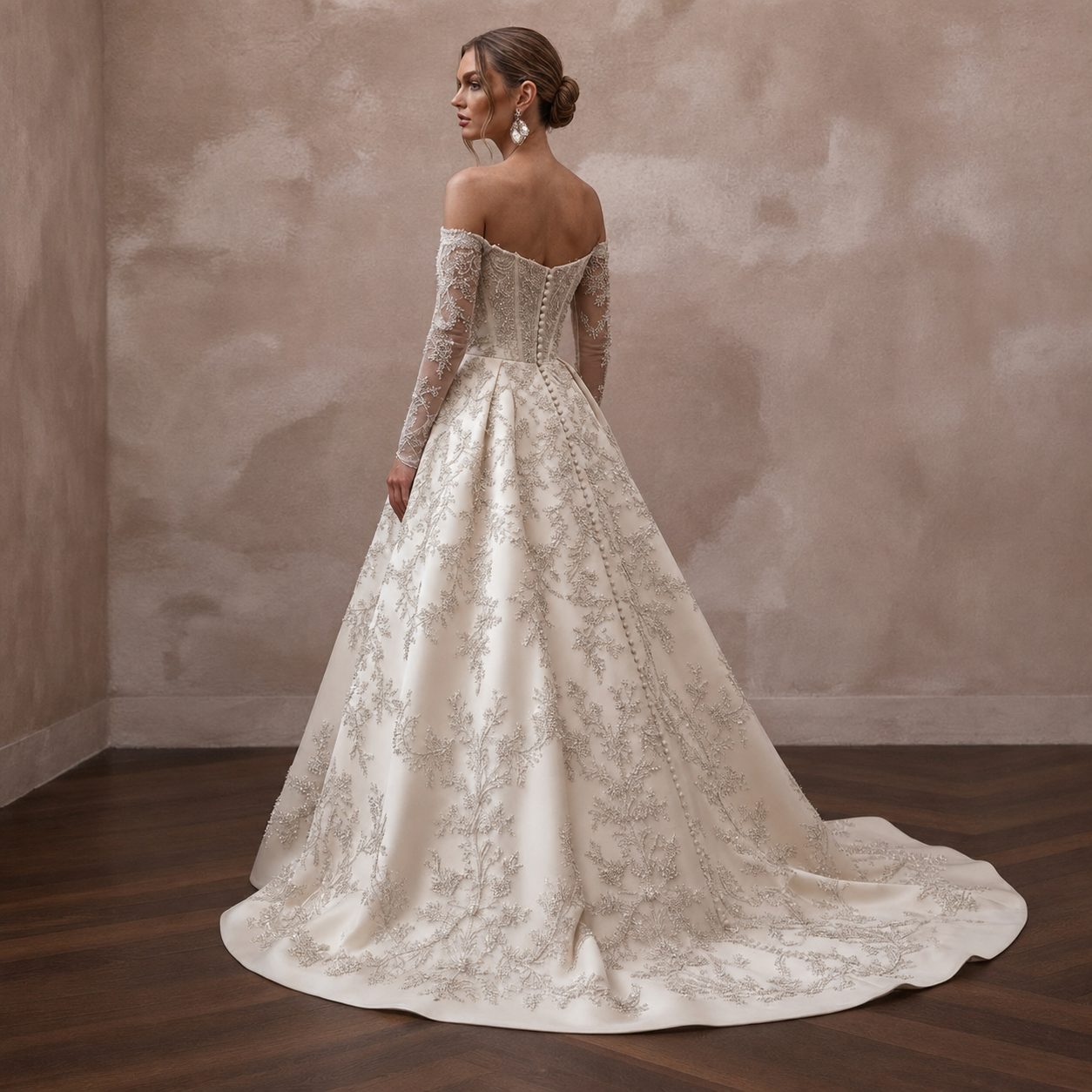 Court Train Wedding Dresses with Refined Elegance Secondary image