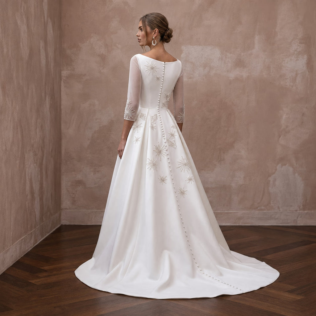 Couture Wedding Dresses with Exclusive Designer Details - Apparel & Accessories > Clothing > Wedding & Bridal Party Dresses > Wedding Dresses - Mignonette