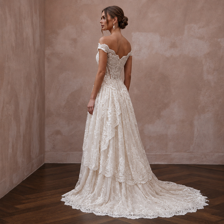 Couture Wedding Dresses with Exclusive French Lace