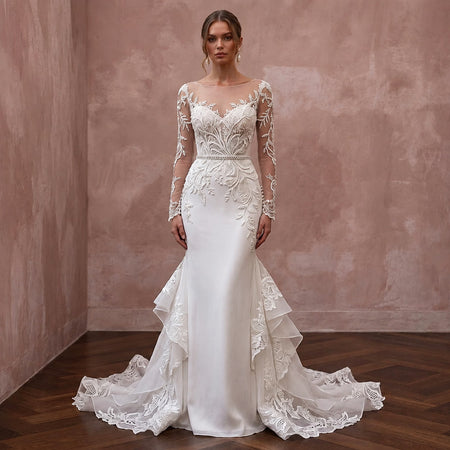 Designer Wedding Dresses with Exclusive Couture Details - Apparel & Accessories > Clothing > Wedding & Bridal Party Dresses > Wedding Dresses - Mignonette