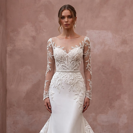Designer Wedding Dresses with Exclusive Couture Details - Apparel & Accessories > Clothing > Wedding & Bridal Party Dresses > Wedding Dresses - Mignonette