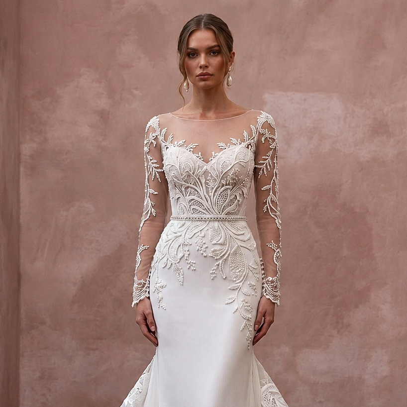 Designer Wedding Dresses with Exclusive Couture Details