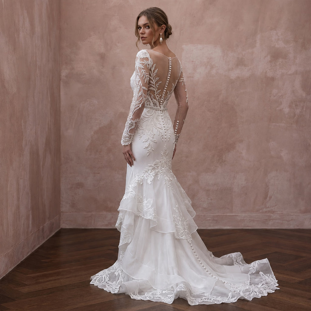 Designer Wedding Dresses with Exclusive Couture Details - Apparel & Accessories > Clothing > Wedding & Bridal Party Dresses > Wedding Dresses - Mignonette