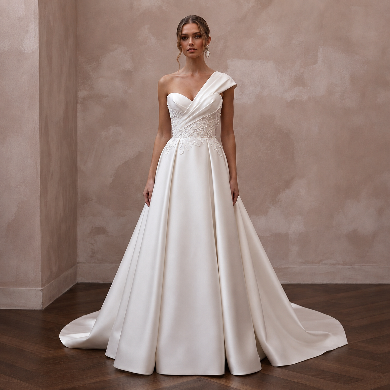 Designer Wedding Dresses with Exclusive Italian Silk Main image