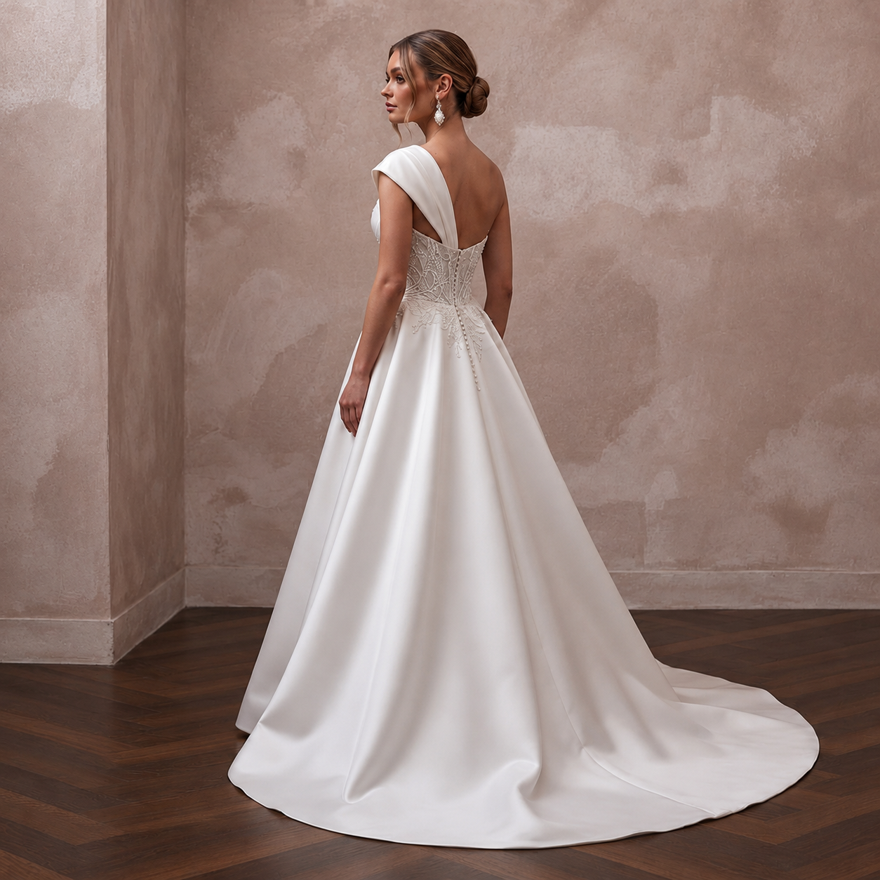 Designer Wedding Dresses with Exclusive Italian Silk
