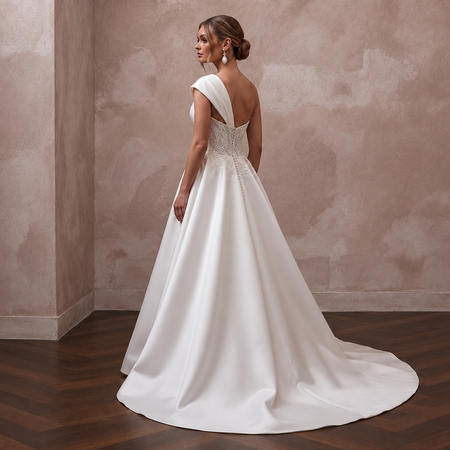 Designer Wedding Dresses with Exclusive Italian Silk