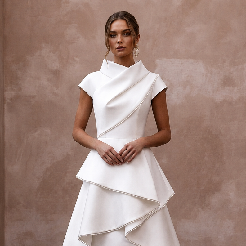 Designer Wedding Dresses with Italian Silk Craftsmanship