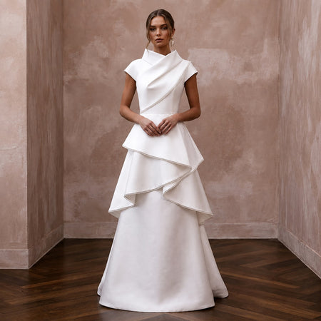 Designer Wedding Dresses with Italian Silk Craftsmanship - Apparel & Accessories > Clothing > Wedding & Bridal Party Dresses > Wedding Dresses - Mignonette Bridal