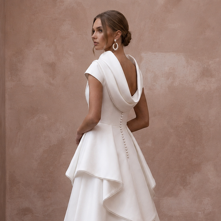 Designer Wedding Dresses with Italian Silk Craftsmanship