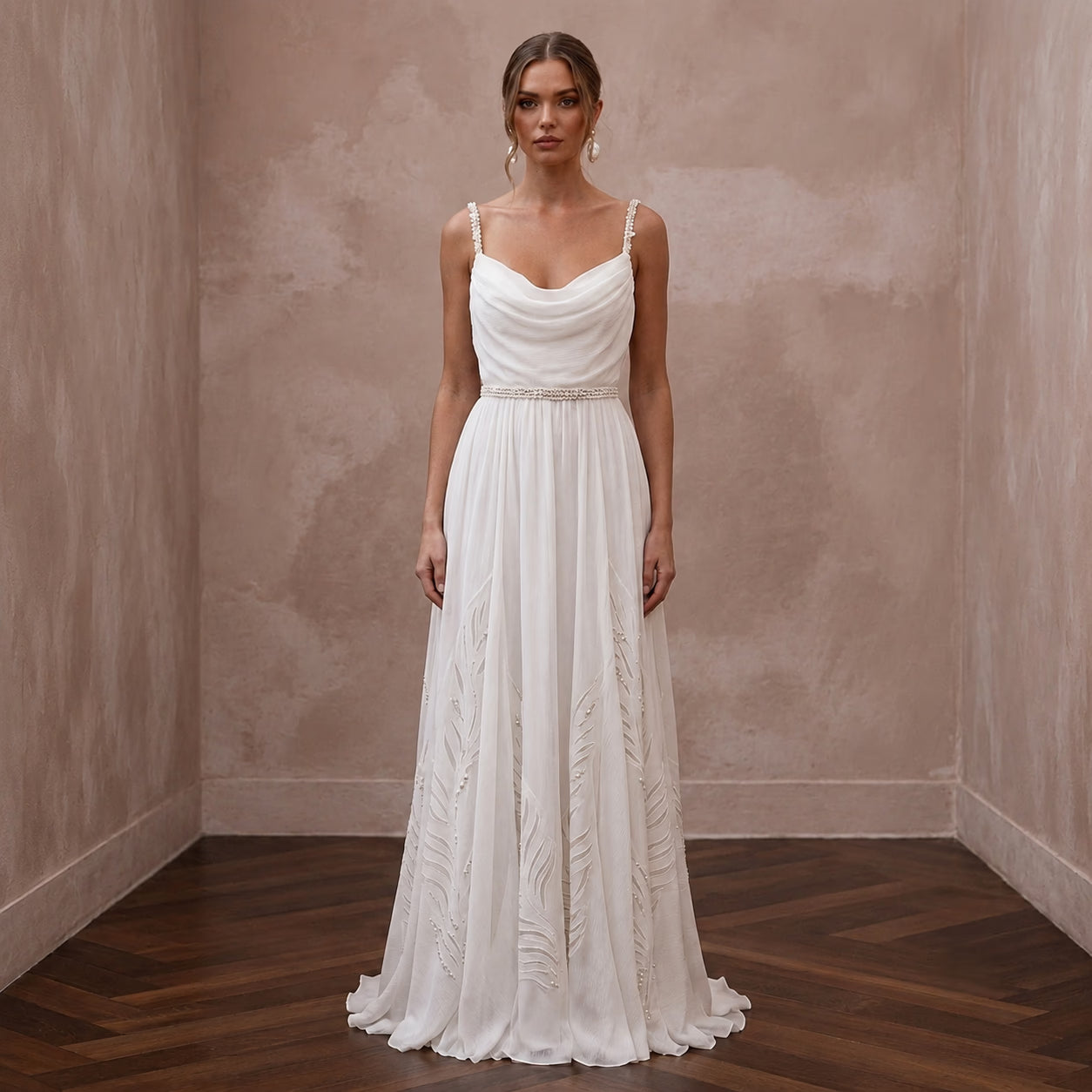 Destination Wedding Dresses with Travel - Friendly Fabrics - Apparel & Accessories > Clothing > Wedding & Bridal Party Dresses > Wedding Dresses - Mignonette
