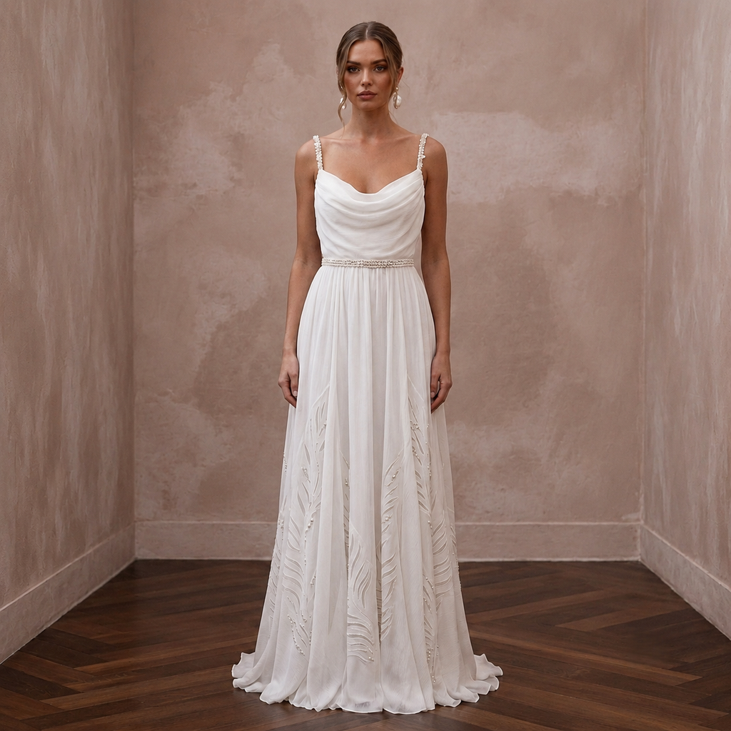 Destination Wedding Dresses with Travel-Friendly Fabrics