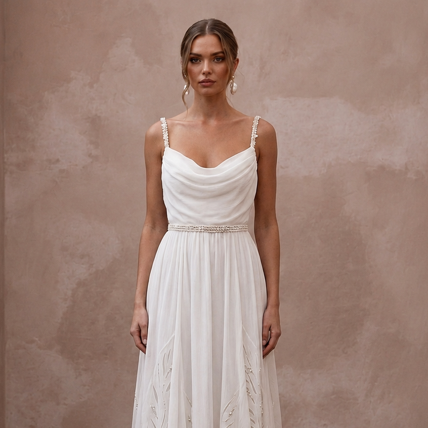 Destination Wedding Dresses with Travel-Friendly Fabrics