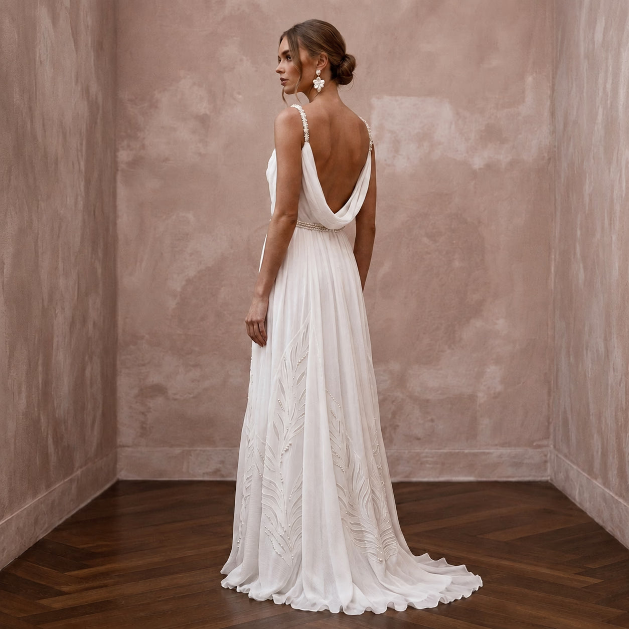 Destination Wedding Dresses with Travel - Friendly Fabrics - Apparel & Accessories > Clothing > Wedding & Bridal Party Dresses > Wedding Dresses - Mignonette