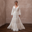 Dreamy Off-White Gauze Boho Dress for Post-Wedding Picnic