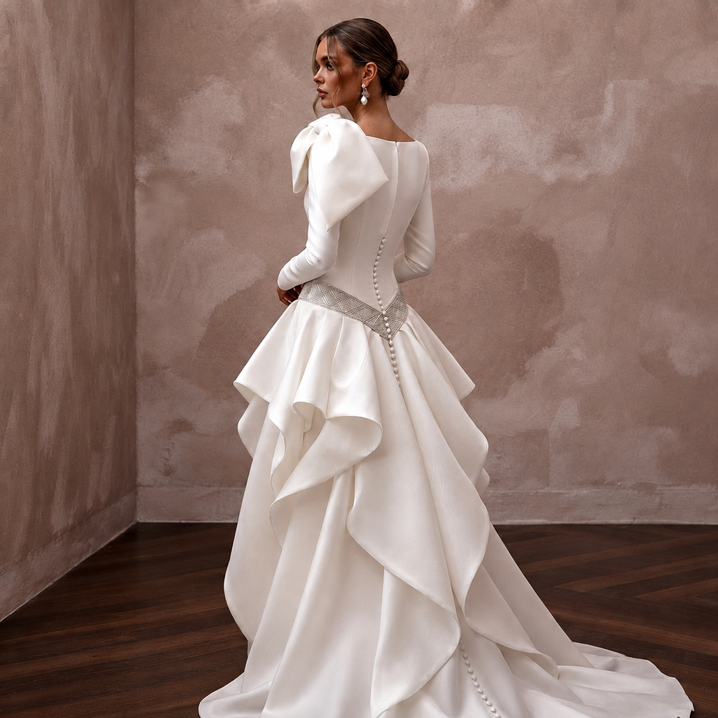 Drop Waist Wedding Dresses with Fashion-Forward Elegance
