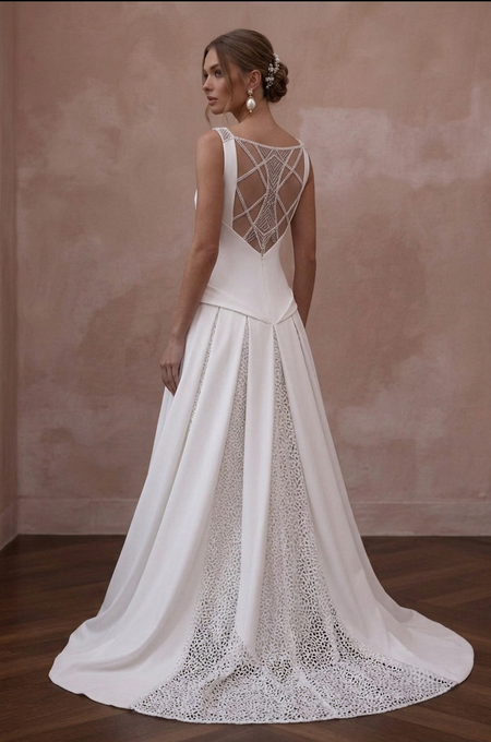 Drop Waist Wedding Dresses with Modern Bridal Style