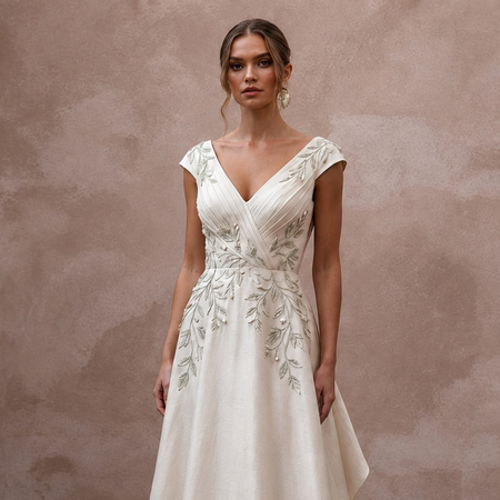 Eco - Friendly Wedding Dresses with Recycled Silk Fabrics - Apparel & Accessories > Clothing > Wedding & Bridal Party Dresses > Wedding Dresses - Mignonette Bridal