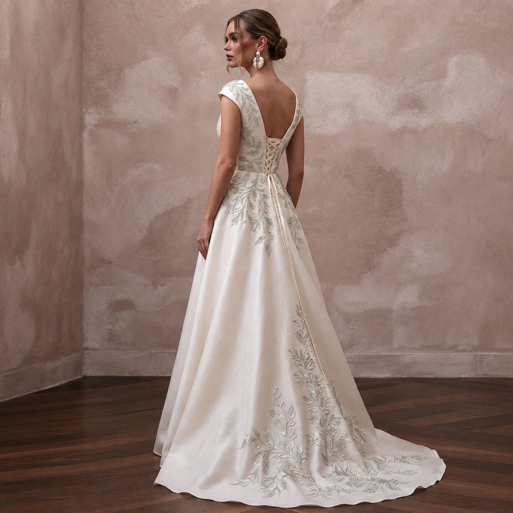 Eco-Friendly Wedding Dresses with Recycled Silk Fabrics