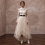 Edwardian Lace & Tulle Overlay Tea Gown for High Tea Reception - Apparel & Accessories > Clothing > Wedding & Bridal Party Dresses > Wedding Dresses - Mignonette Bridal