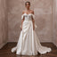 Elegant Bridal Gowns with Soft Draped Satin Sleeves - Apparel & Accessories > Clothing > Wedding & Bridal Party Dresses > Wedding Dresses - Mignonette Bridal