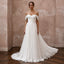 Elegant Chiffon Bridal Dress for a European Coastal Wedding - Apparel & Accessories > Clothing > Wedding & Bridal Party Dresses > Wedding Dresses - Mignonette Bridal