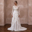 Elegant Chiffon Bridal Gown for an Intimate Destination Wedding