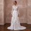 Elegant Chiffon Bridal Gown for an Intimate Destination Wedding
