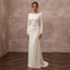 Elegant Cream Crepe de Chine Sheath for Post - Wedding Brunch - Apparel & Accessories > Clothing > Wedding & Bridal Party Dresses > Wedding Dresses - Mignonette Bridal