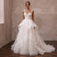 Elegant Organza Bridal Dress for a Black-Tie Reception