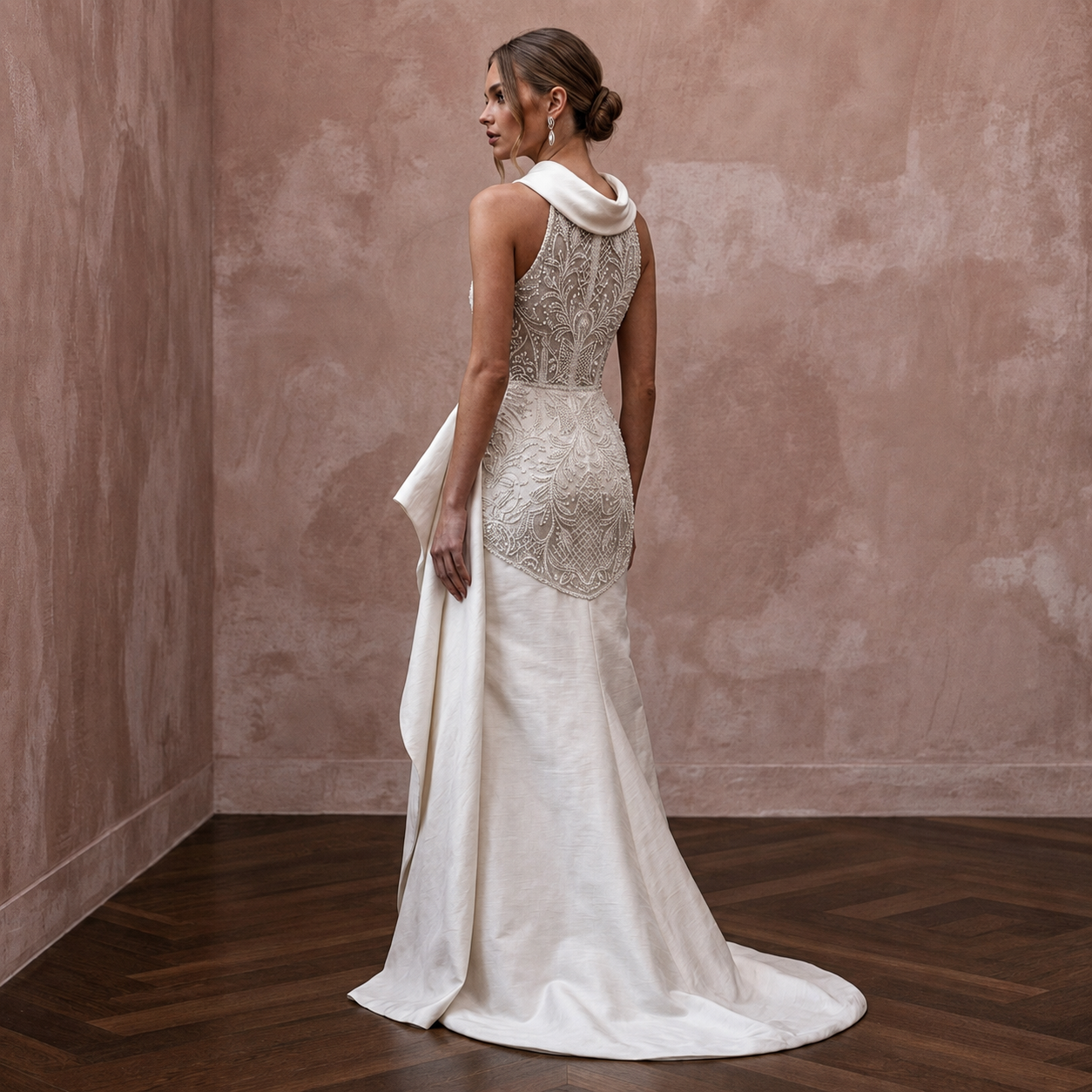 Elegant Silk Shantung Wedding Dresses with Timeless Bridal Style Secondary image