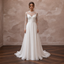 Elegant Wedding Dresses with Pearl Button Closures
