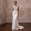 Embroidered Satin Bridal Dress for a Black-Tie Wedding