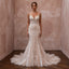 Enchanting Nude Illusion Tulle Mermaid Wedding Dress for Engagement Soirée - Apparel & Accessories > Clothing > Wedding & Bridal Party Dresses > Wedding Dresses - Mignonette Bridal
