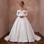 Ethereal White Quilted Satin Gown for Snowy Trash the Dress