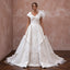 Ethereal White Quilted Satin Wedding Gown for Snowy Trash the Dress