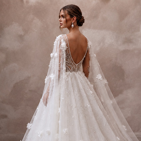 Fairy - Tale White Tulle Ball Gown Bridal Dress for Trash the Dress Shoot - Apparel & Accessories > Clothing > Wedding & Bridal Party Dresses > Wedding Dresses - Mignonette Bridal