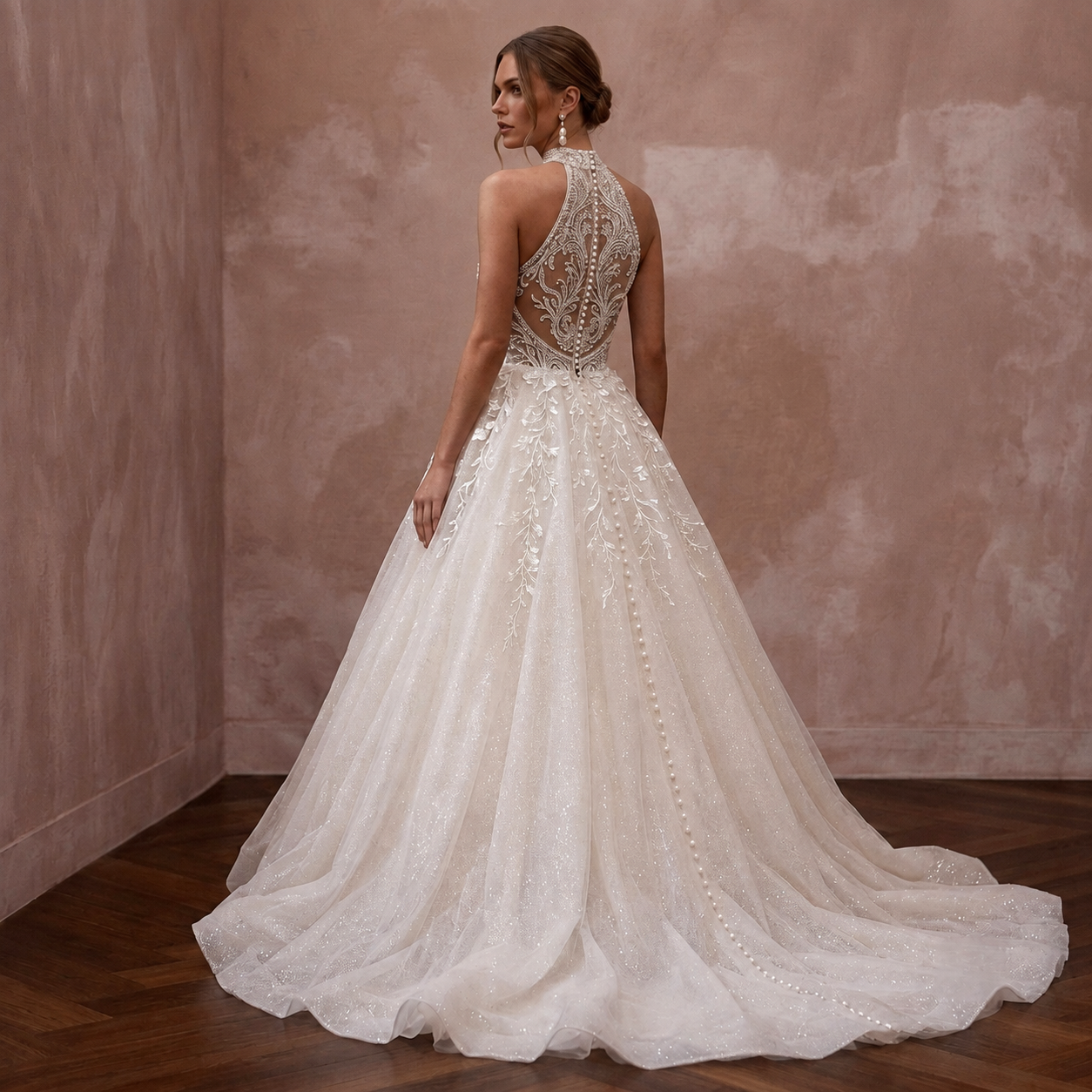 Fairytale Wedding Dresses with Glitter Tulle Skirts Secondary image