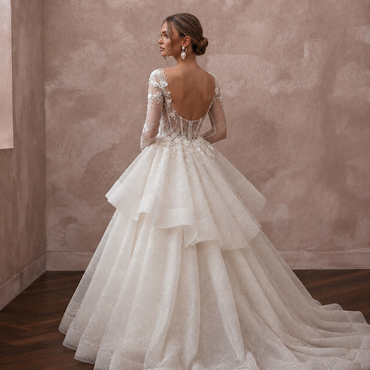 Fairytale Wedding Dresses with Glitter Tulle Skirts Secondary image
