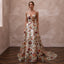 Floral Embroidered Wedding Dress for a Fall Garden Wedding
