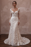 Floral Lace Wedding Dresses with Delicate Appliqué Details
