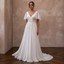 Flowing Chiffon Wedding Gown for a Romantic Elopement