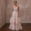 Garden Party Blush Floral Lace Top & Organza Skirt Set - Apparel & Accessories > Clothing > Wedding & Bridal Party Dresses > Wedding Dresses - Mignonette Bridal