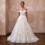 Garden Party Ivory Floral Lace Ball Gown Wedding Dress for Bridal Shower - Apparel & Accessories > Clothing > Wedding & Bridal Party Dresses > Wedding Dresses - Mignonette Bridal