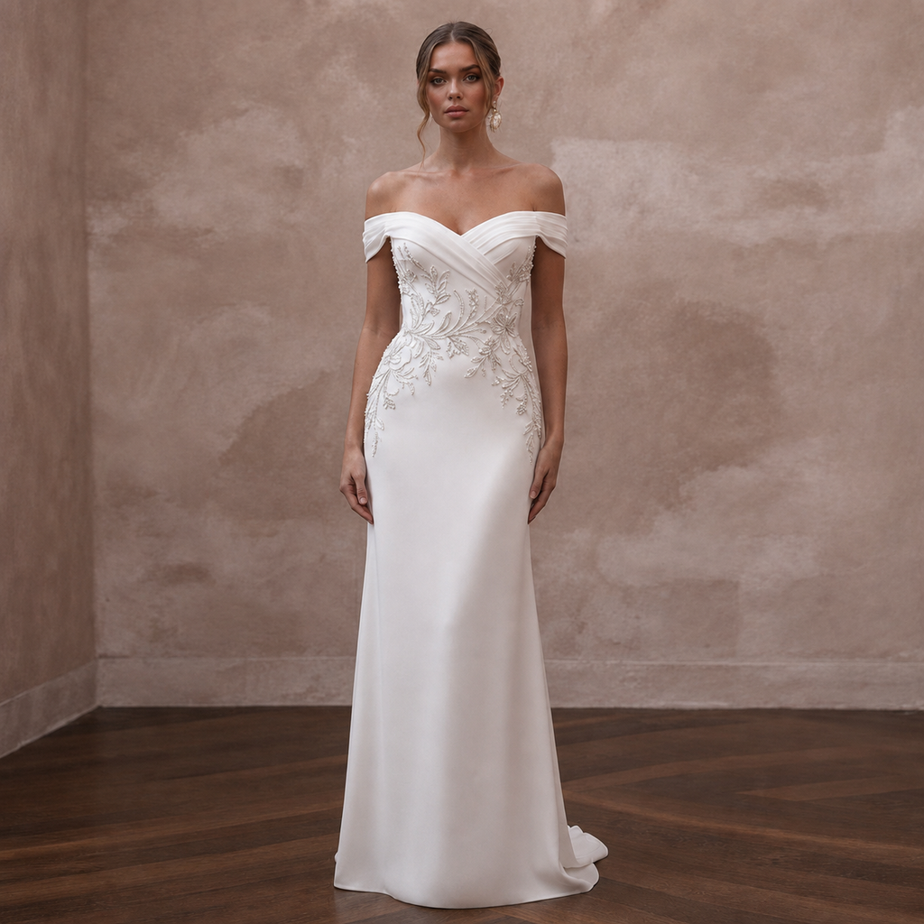 Georgette Wedding Dresses with Effortless Grace