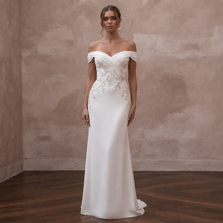 Georgette Wedding Dresses with Effortless Grace
